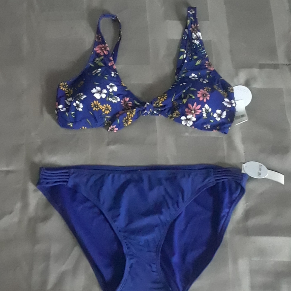 Blue bikini